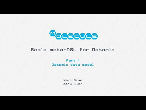 Molecule, part 1: Datomic data model