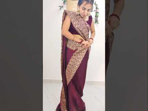 Perfect mermaid style saree draping steps|day 30/365 |#sareedrapings #fashion