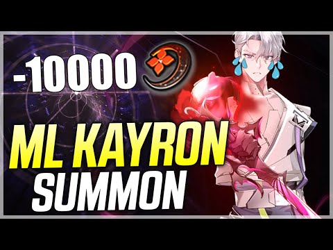 TWISTED EIDOLON KAYRON SUMMON (This video is painful to watch) - Epic Seven