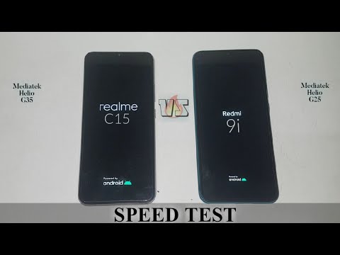 Redmi 9i vs Realme C15 Speed Test Comparison⚡Helio G35 vs Helio G25⚡SHOCKING😱