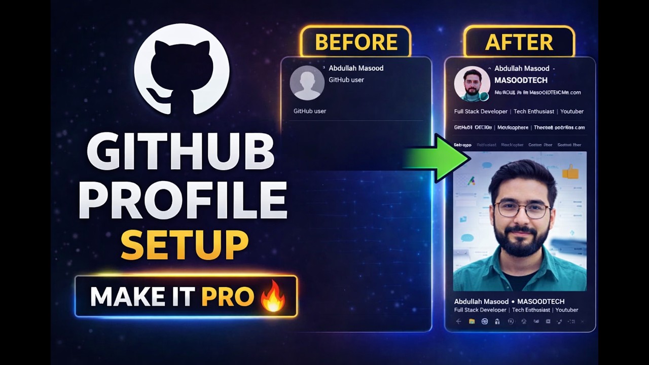 Customize Your GitHub Profile Like a Pro 🔥 (Full Tutorial)