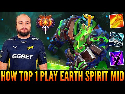 👉 When Top 1 MMR Meet Top 2 MMR The Game Is Insane - NOONE With Incredible Earth Spirit Gameplay