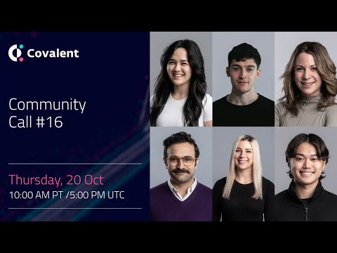Covalent Community Call # 16
