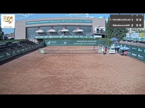 Centrální kurt - 13.8.2018 - Pardubická juniorka