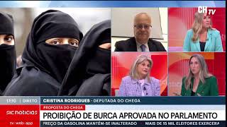 “É inaceitável ver mulheres forçadas a usar burka”