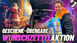 Wunschzettelaktion Geschenk-Übergabe