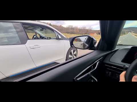 KIA EV6 e228 RWD vs BMW i3 (non S, 60ah REX) Drag race 0-130 km/h