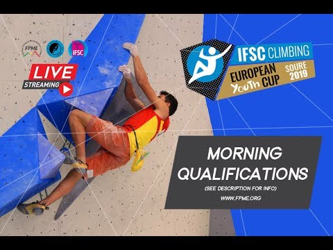 IFSC Bouldering Morning Qualifications - European Youth Cup - Soure (POR) 2019