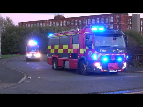 Ashtons Technical Response Unit Turnout- Greater Manchester Fire And Rescue Service