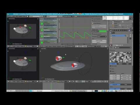 Large Blender 2.6 Tutorial 2b - Star Trek based Spaceship - The Warp Engines