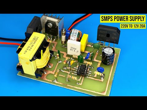 how to make 220v to 12v 20a power supply , ATX Power Supply jlcpcb