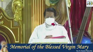 HOLY MASS I 30 OCTOBER 2021 I MEMORIAL OF THE BLESSED VIRGIN MARY I 30TH WEEK IN ORDINARY TIME