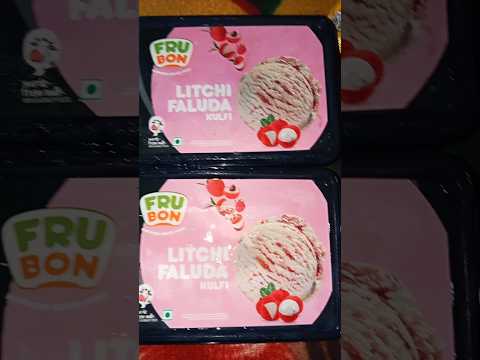 Frubon Litchee Litchi Faluda Ice Cream tub 🍒 #shorts #icecream #fruit #swiggyinstamart