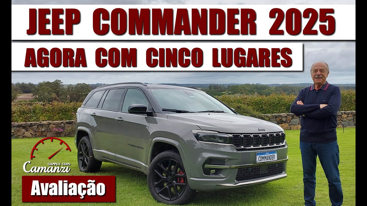 JEEP COMMANDER 2025: até R$40 MIL MAIS BARATO  e agora com versão de 5 lugares - Avaliação