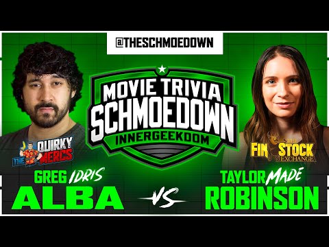 Taylor Robinson vs Greg Alba - InnerGeekdom Movie Trivia Schmoedown