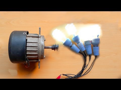 How To Make Free Energy Generator 220V From Washing Machine Motor. DIY Free Energy Generator. Video