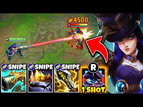 I AM ADDICTED TO SNIPER CAITLYN IN SEASON 16! (PRESS R AND DELETE ANYONE)