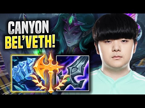 CANYON IS SO GOOD WITH BEL'VETH! - DK Canyon Plays Bel'veth JUNGLE vs Viego! | Season 2022