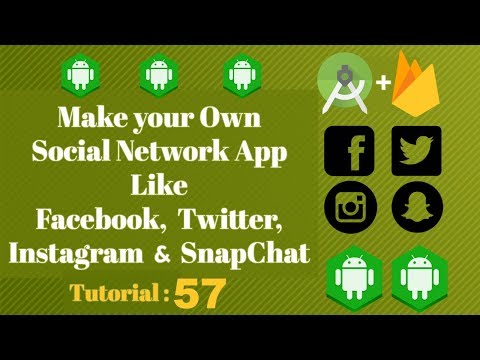 Firebase Social Network App Android Studio Tutorial 02 Creating and Connect App to Firebase