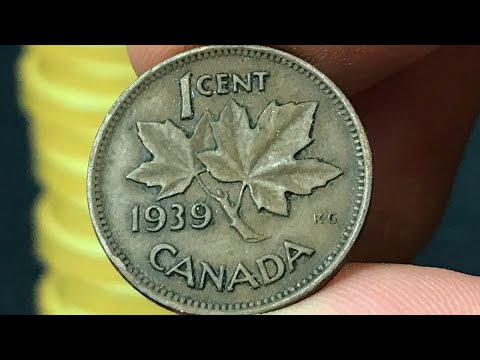 1939 Canada 1 Cent Coin • Values, Information, Mintage, History, and More