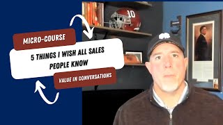 Five Things All Sales People  Should  Know