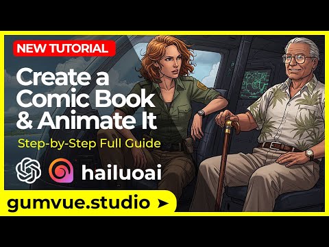 How to Make a Comic Book and Turn It into an Animation in 6 Minutes! (Step-by-Step Tutorial)