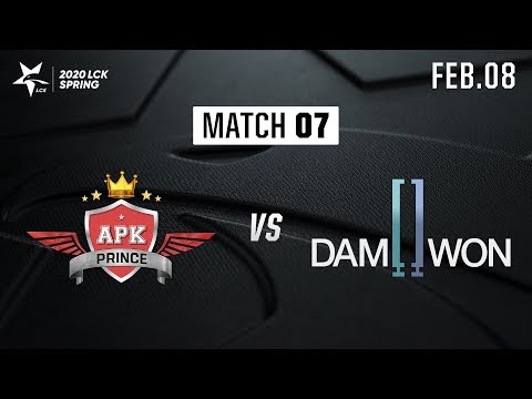 APK vs DWG | Match07 H/L 02.08 | 2020 LCK Spring
