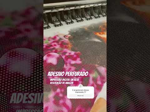 Vídeo: Adesivo Perfurado para Política