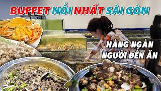 Áp Lực Khi Đi Ăn Buffet Hải Sản Poseidon ở Sài Gòn - Hàng Ngàn Người đổ xô Đi Ăn Mỗi Ngày- KT Food