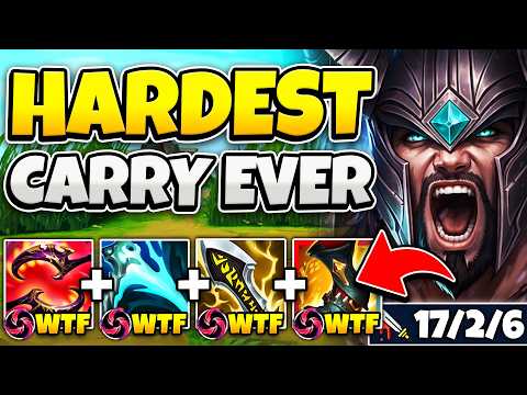 RANK 1 TRYNDAMERE - THE BEST CARRY OF THE SEASON! MY TEAM GAVE UP SO I LOCKED IN!