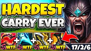 RANK 1 TRYNDAMERE - THE BEST CARRY OF THE SEASON! MY TEAM GAVE UP SO I LOCKED IN!