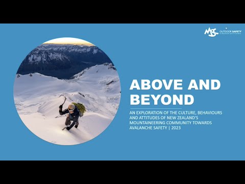 Acima e além | Apresentação de pesquisa em montanhismo | NZMSC