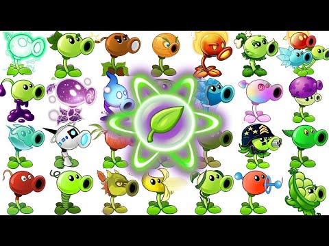 Random 48 PEA & Old Plants Vs All Zombies Battlez - Who Will WIn? - PVz 2 Plant vs Plant