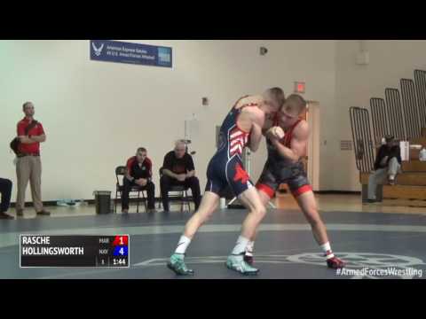 59 kg, Colton Rasche, Marines vs Michael Hollingsworth, Navy
