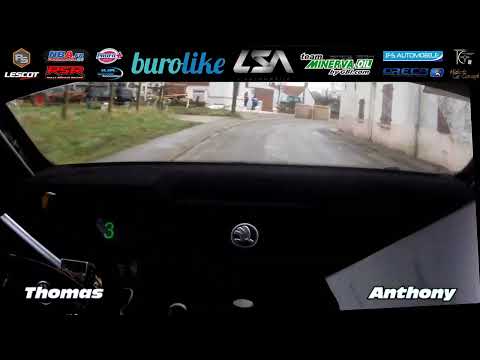 Embarquée Finale Rallye Béthune 2022 - ES4 La Méroise - Chauffray/Hamard