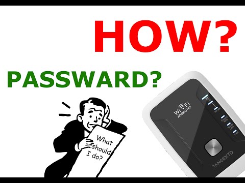 How To Set Up Password On ROUTER/EXTENDER, RANGEXTD, WIFI RANGE EXTENDER