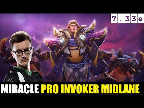 MIRACLE- PLAYING Invoker  MIDLANE 7.34 - DOTA 2 HIGHEST MMR MATCH #dota2 #dota2gameplay