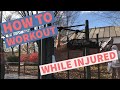HOW TO WORKOUT AROUND INJURIES | WARMUP TIPS FOR SHOULDER PAIN | TRAIN SMARTER NOT HARDER