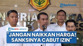Mentan Amran Ancam Pengusaha Nakal yang Naikkan Harga Pangan saat Nataru: Pidana atau Cabut Izin!