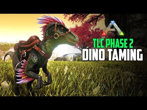 TLC PHASE 2 Dino Taming! Argentavis, Trike and Raptor! Ark Crystal Extinction E5