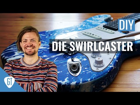 "Swirlcaster" | Stratocaster E-Gitarre selber bauen | #diykitchallenge22