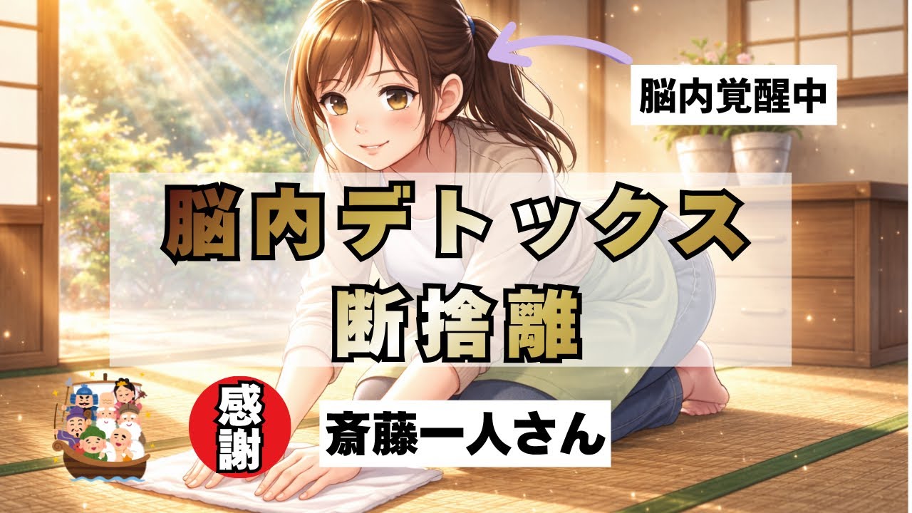 斎藤一人さん　最高の脳内デトックス教えます‼️