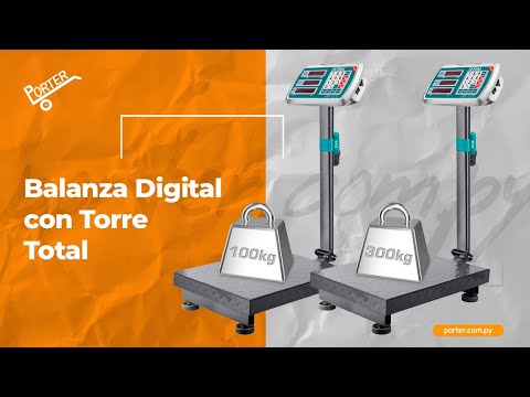 porter.com.py - Balanza Digital con Torre Total
