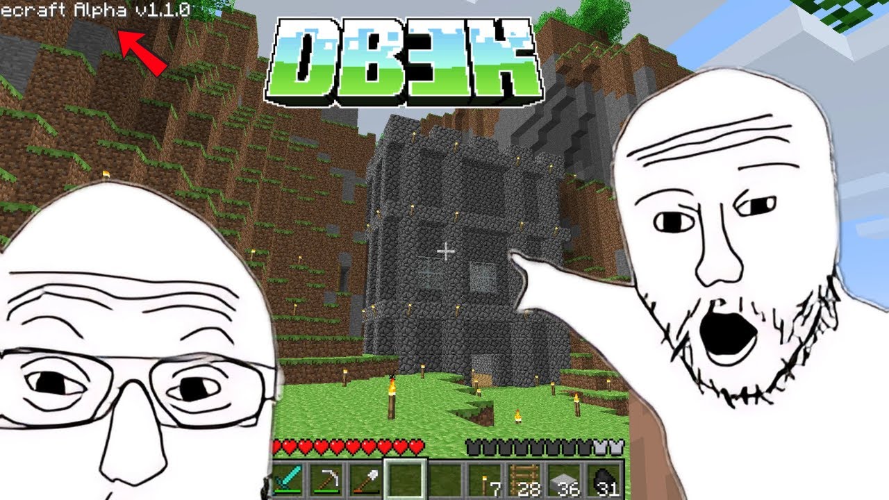 Minecraft Alpha Is Back! | DB3K Mod Showcase