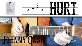 &quot;Hurt&quot; Guitar Tutorial - Easy Walkthrough of Johnny Cash Version | Simple step-by-step