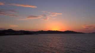 preview picture of video 'Traversata Palau - La Maddalena al tramonto, Sony AX100'