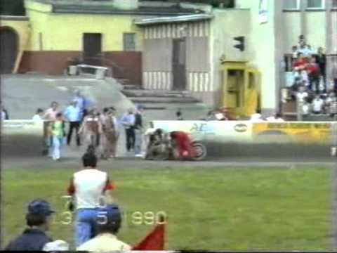 falubaz-polonia bydgoszcz 1990 upadek tomasza golloba