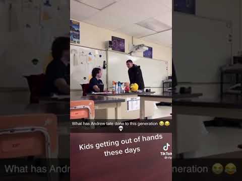 Kid in School Thinks He's Andrew Tate