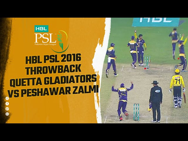 Best of HBL PSL | Highlights | Quetta Gladiators vs Peshawar Zalmi | HBL PSL 2016
