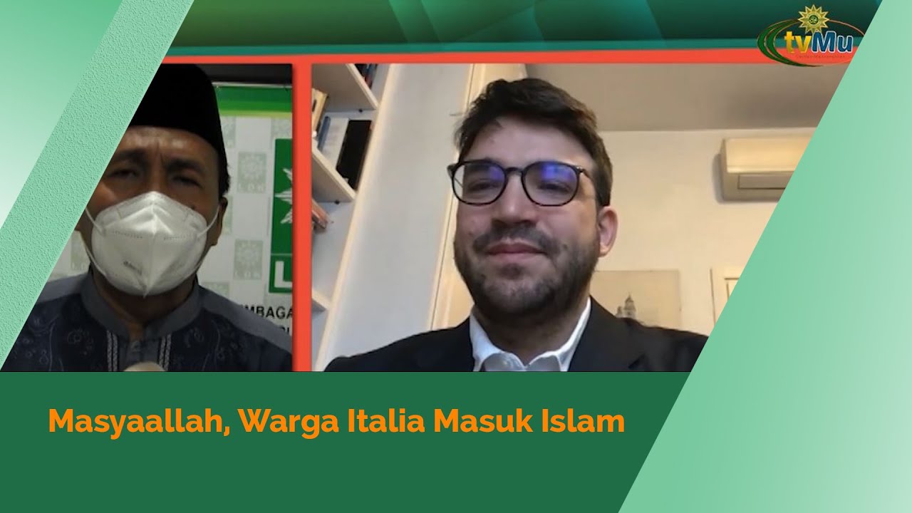 Pria Warga Negara Bosnia Masuk Islam di Tuntun Muhammadiyah, Namanya Kini Ahmad Enrico Cafo